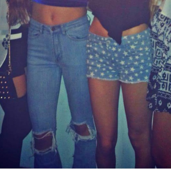 Unif Charlie Bells high waisted jeans - Picture 7 of 8